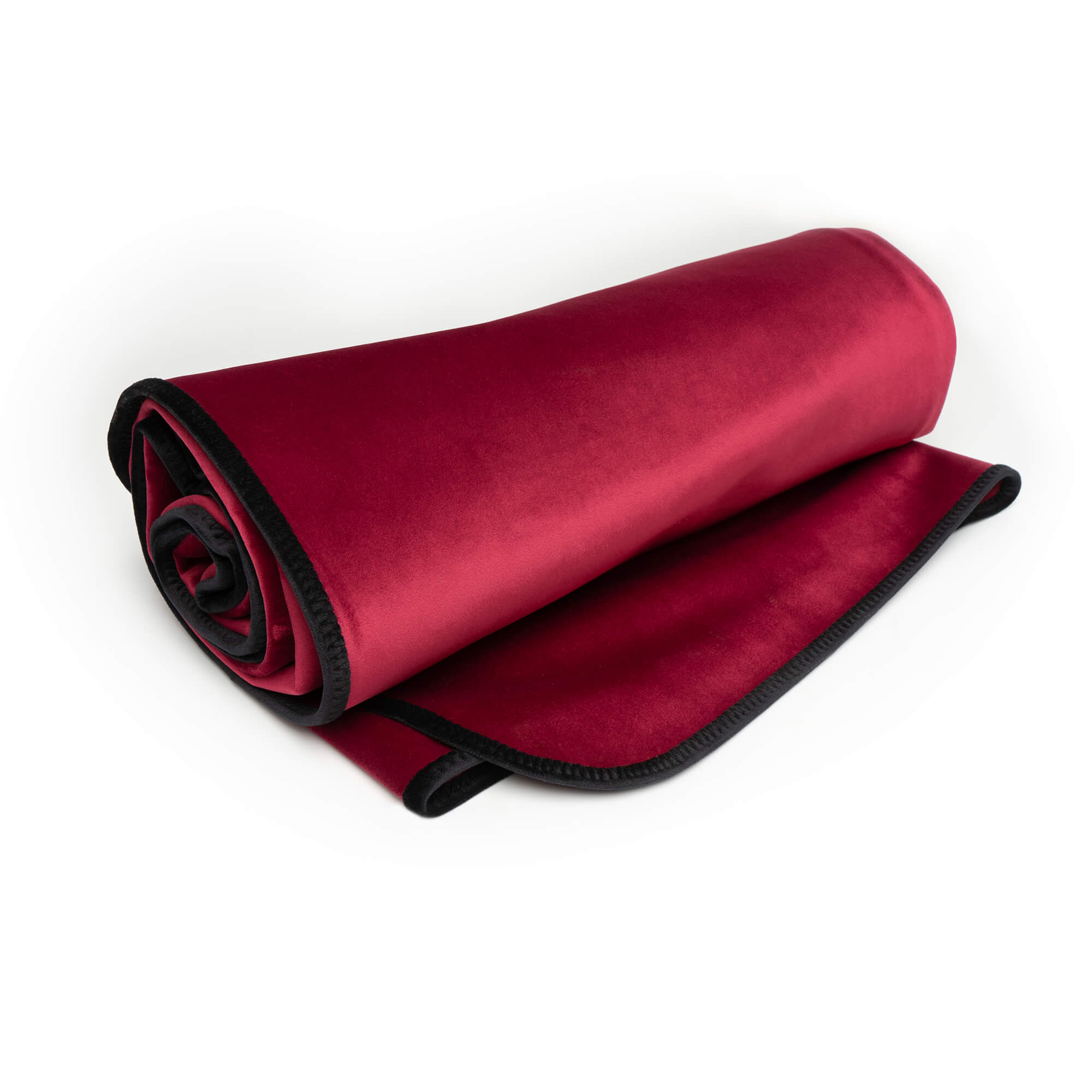 Fascinator Lush Throw  Merlot Microvelvet - King Size