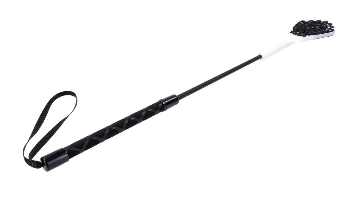 Lace Silicone Crop - Black