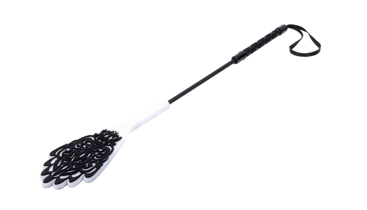 Lace Silicone Crop - Black