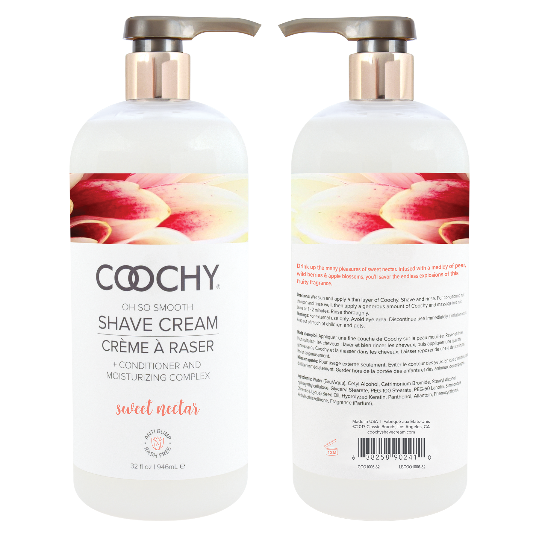 Shave Cream - Sweet Nectar 32oz | 946mL