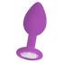 Diamond Butt Plug Regular Purple